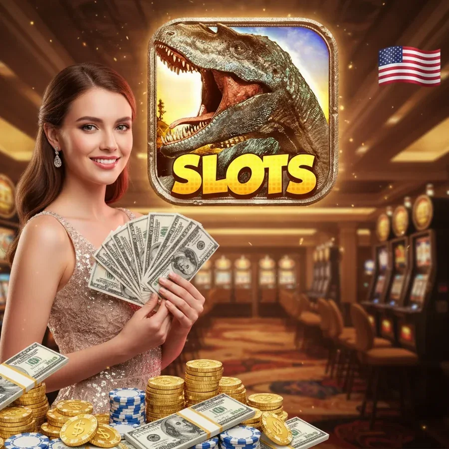 Jurassic Slots casino lobby
